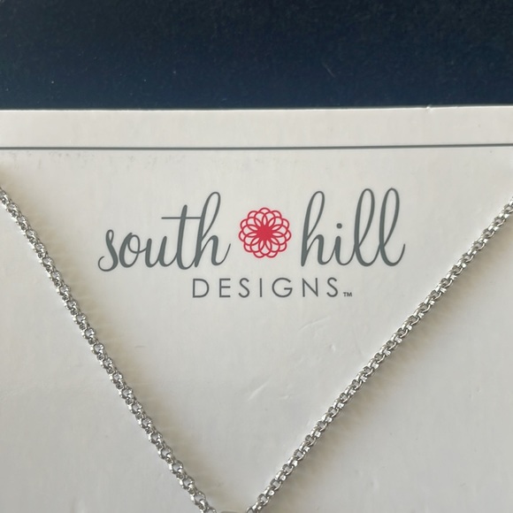 Pink Faux Druzy Droplet Silver Base Necklace - Fairy Sparkle Square Pendant - Picture 6 of 6